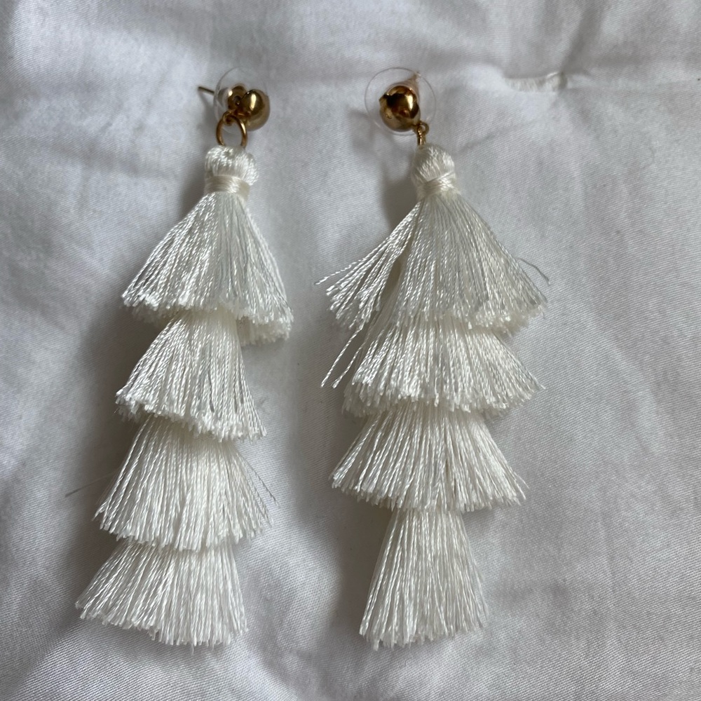 BaubleStar Tassel Earrings Tiered Dangle Earrings